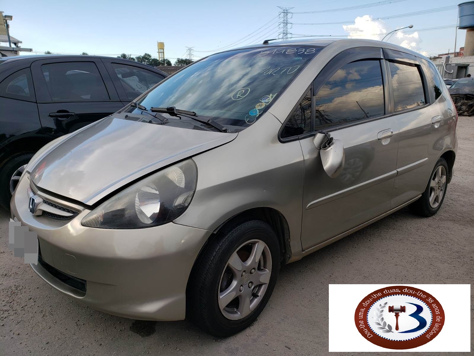 LOTE 035 HONDA  FIT LX 1.4 2007